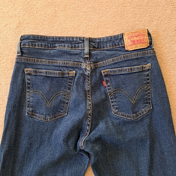 Levi's 515 Jeans Boot Cut Denim Blue Size 11 Vintage 90s Casual Levi's Red Tab - Picture 8 of 12